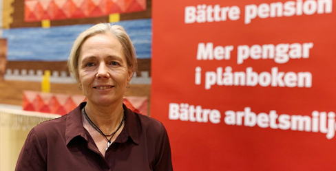 - Att arbeta på en arbetsplats med kollektivavtal har en stor påverkan på hur stor pensionen blir, säger Renée Andersson.